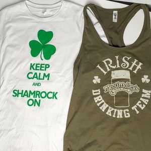 St. Patrick's Day Meg O'Malley's tank/tee bundle